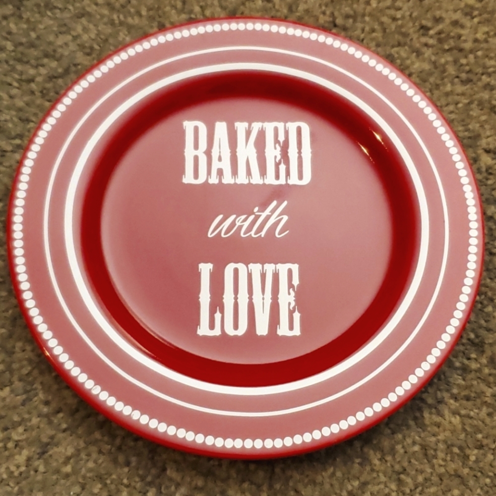 "Baked with Love" Plate